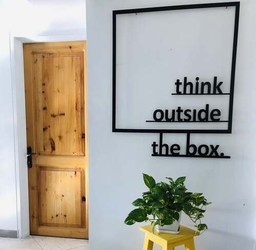Idiom: Think outside the box